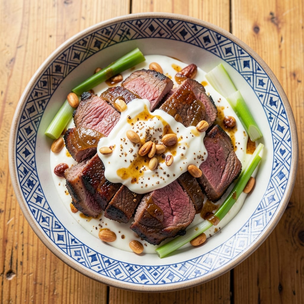 Arabic Beef Recipe: Spiced Yogurt-Braised Tender Cuts With Charred Crust
