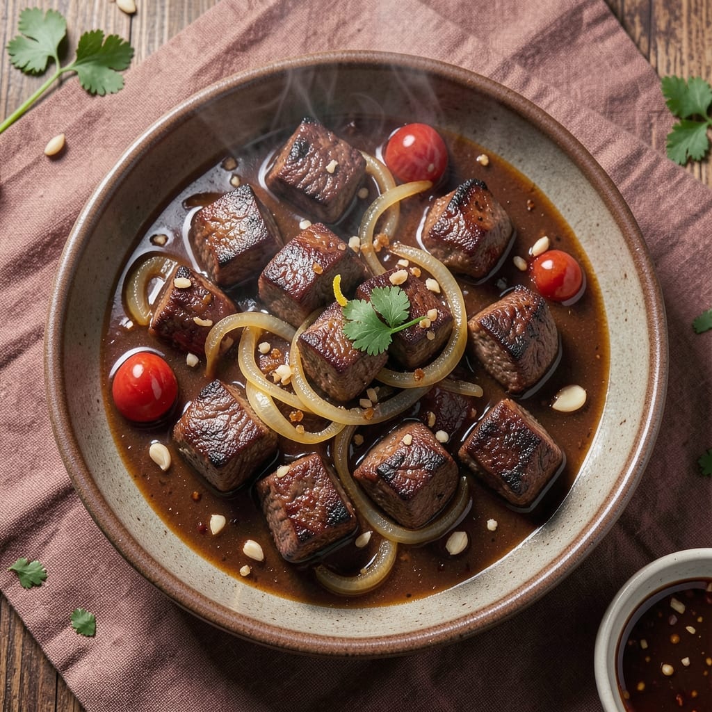 Beef Agujas Recipe: Slow-Braised Spice-Infused Stew With Crispy Potato Topping