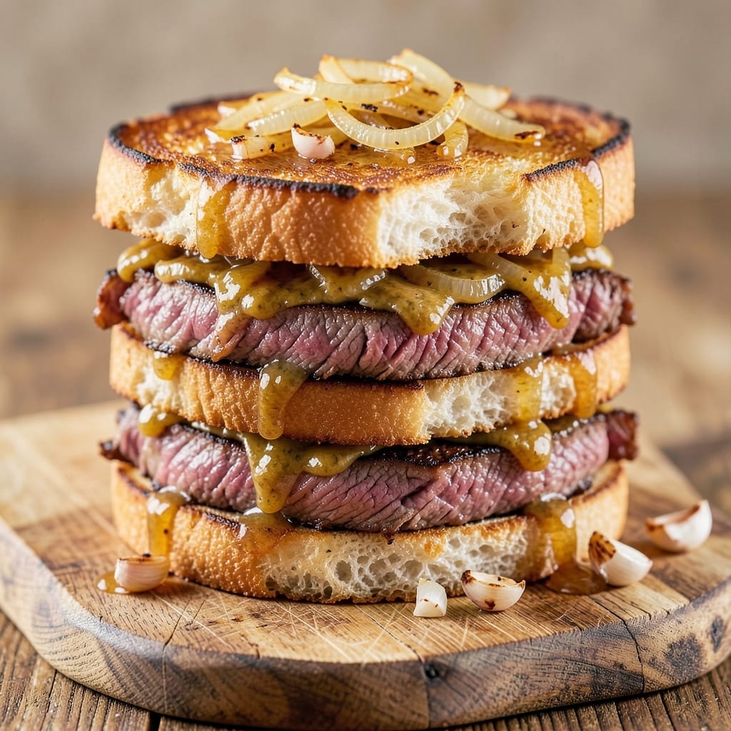 Baked Roast Beef Sandwiches Recipe: Crispy-Crusted Comfort with Melty Cheese Layers