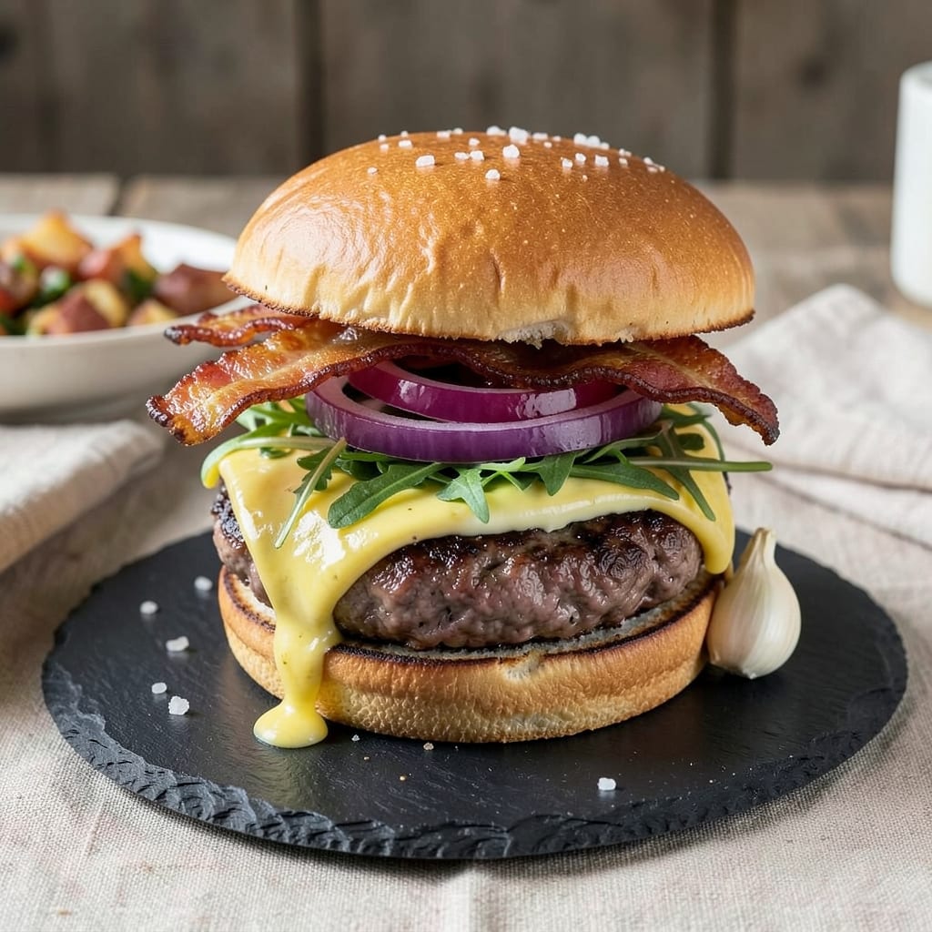 Bacon and Beef Burger Recipe: Smoky Char and Juicy Layers in 20 Minutes