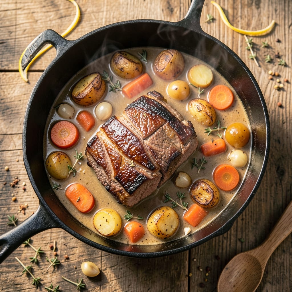 Authentic Irish Beef Stew Recipe: Slow-Braised Depth With Guinness and Root Vegetables