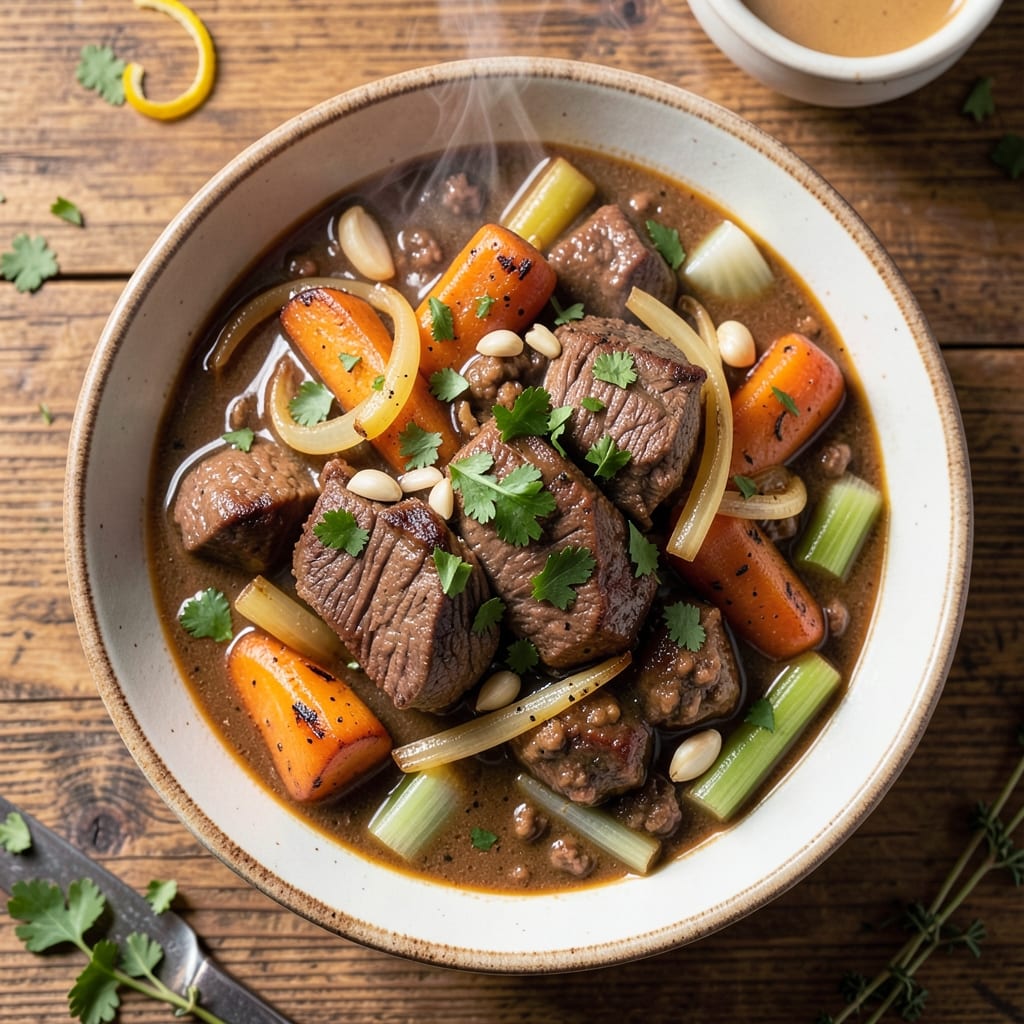 All Natural Beef Stew Recipe: Slow-Simmered Depth With Herb-Infused Meatballs