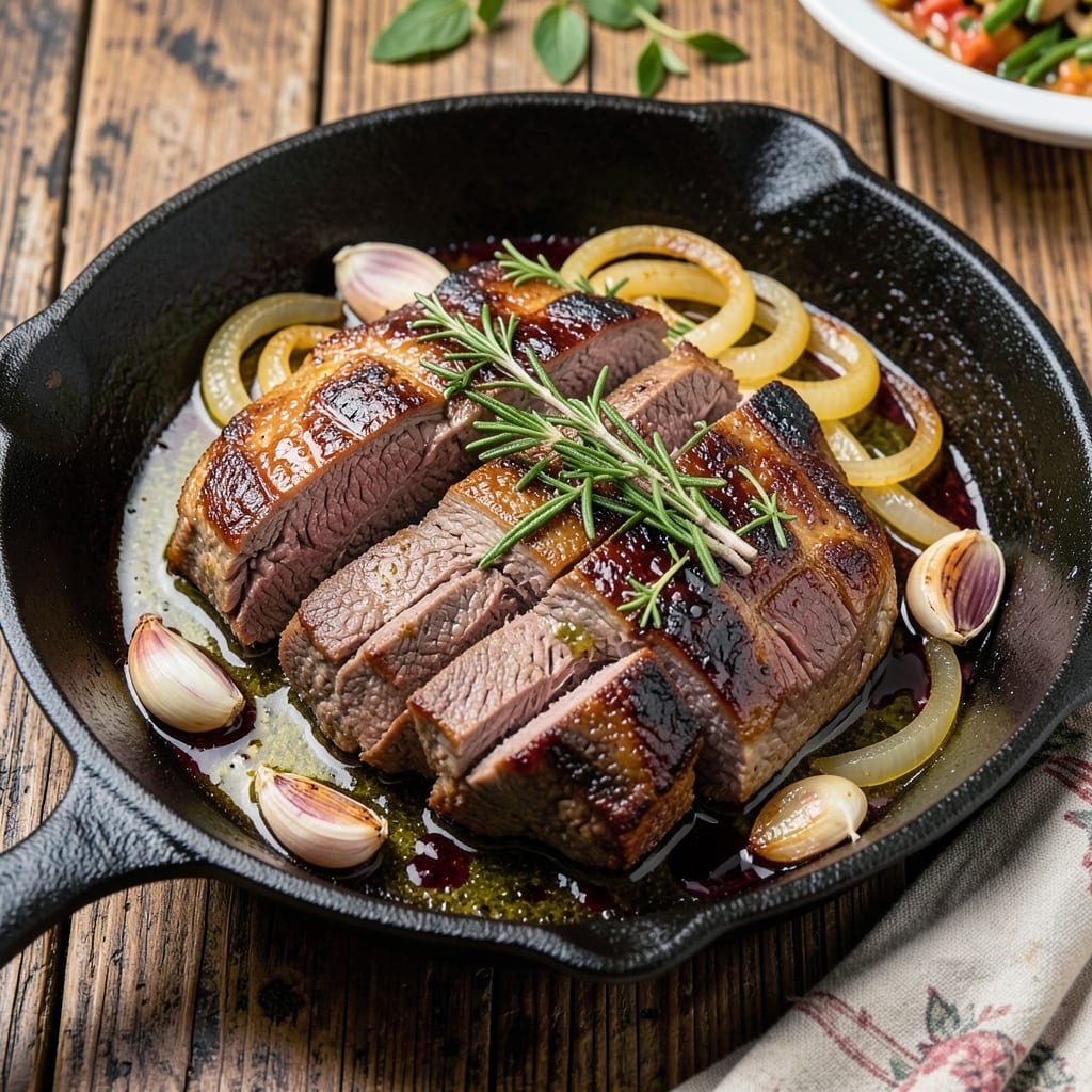 Beef A Casa Recipe: Slow-Braised Beef with Garlic-Herb Umami