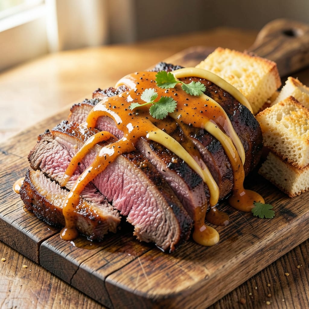 Barbecue Beef Brisket Recipe Texas Style: Smoky Oak-Fired Crust With Texas-Size Tenderness