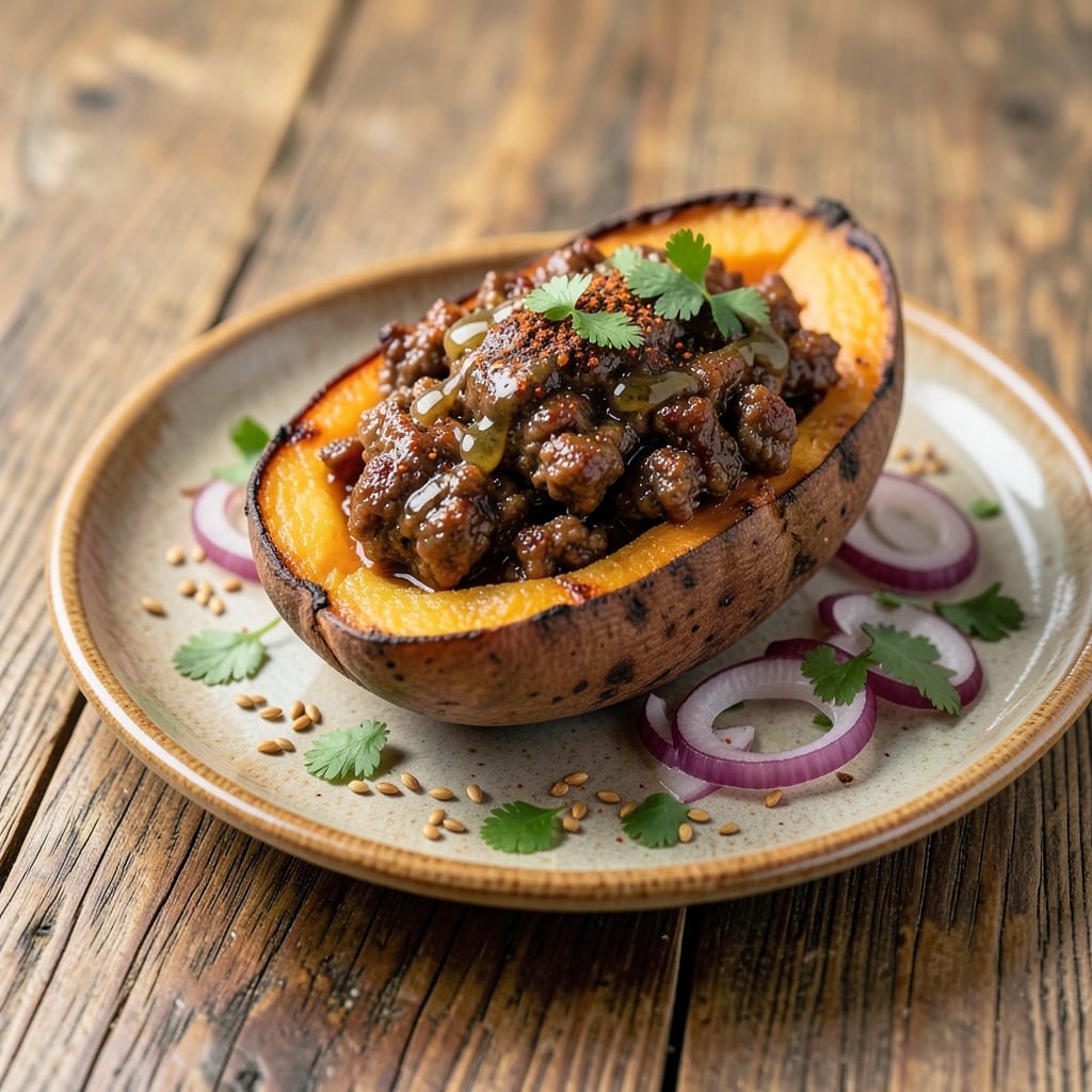 Baked Sweet Potato Ground Beef Recipe: Smoky-Spiced One-Pan Heartiness