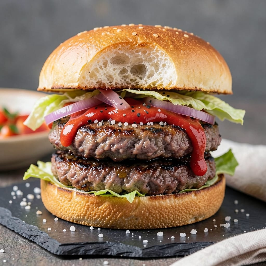 93% Lean Ground Beef Burgers Recipe: Ultra-Juicy, No-Squeeze Patties