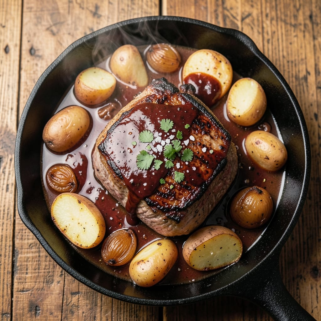 BBQ Beef Casserole Recipe: Slow-Braised Smoky Depth With Crispy Potato Crown
