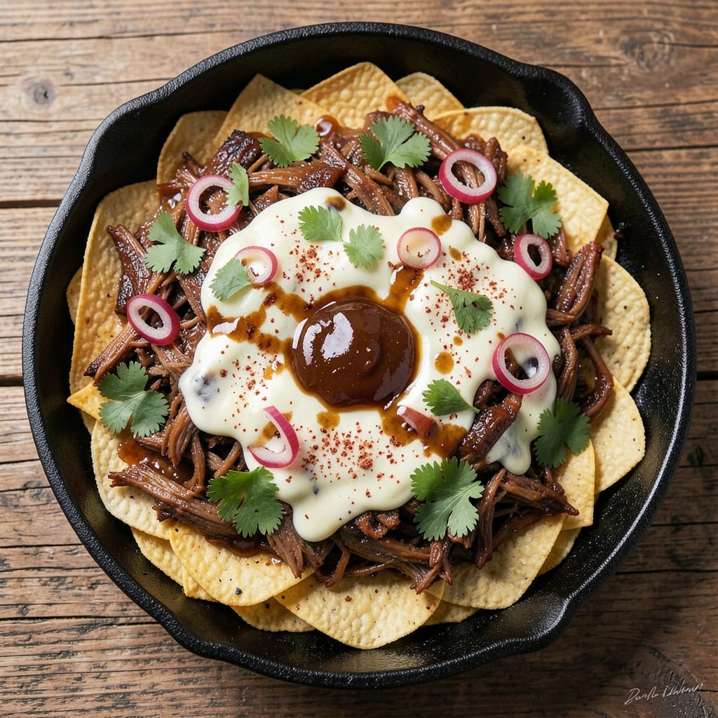 BBQ Beef Nachos Recipe: Smoky Chipotle Crunch With Melty Cheese Layers