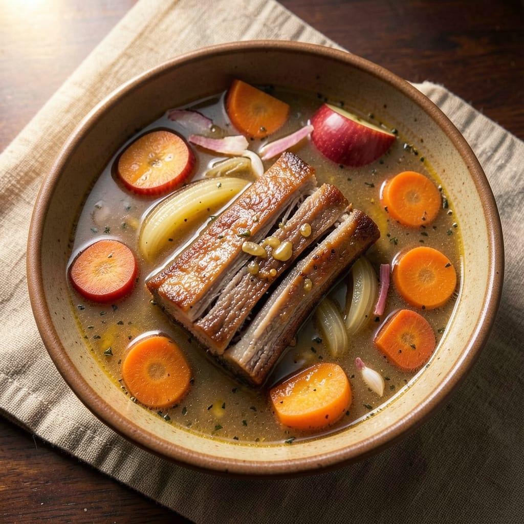 Apple Carrot Beef Rib Soup Recipe: Slow-Simmered Spice and Sweetness Harmony