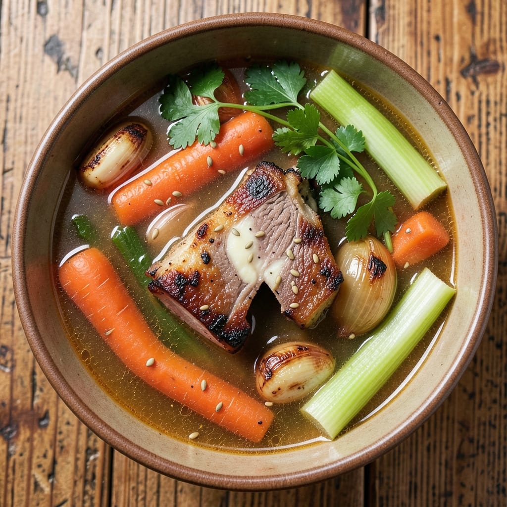 Beef Bone Broth Vegetable Soup Recipe: Savory Depth From Homemade Broth