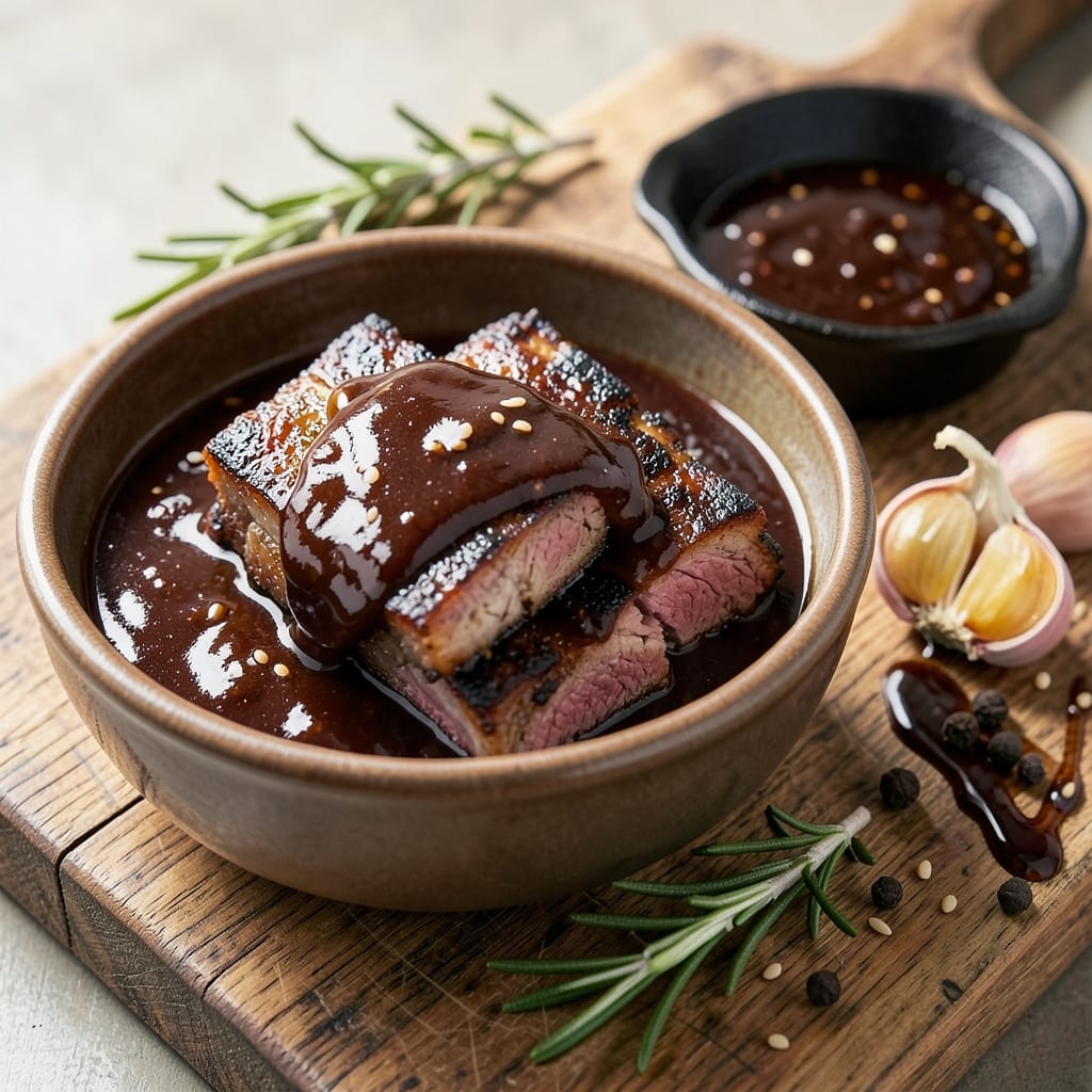 Barbecue Sauce Recipe for Beef Ribs: Deep-Smoked Tomato Base With Molasses Caramel Depth