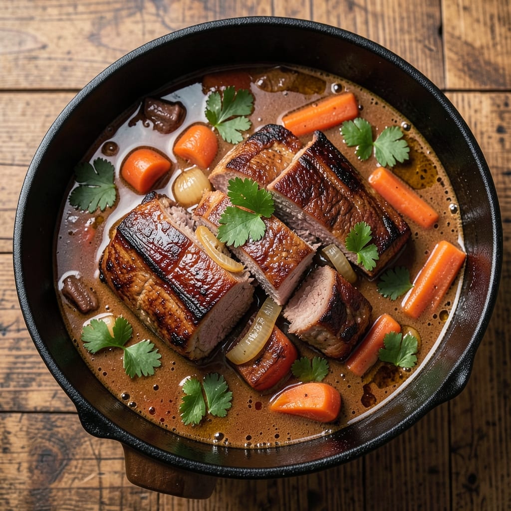 Bavarian Beef Stew Recipe: Slow-Simmered Umami Depth with Caramelized Onions