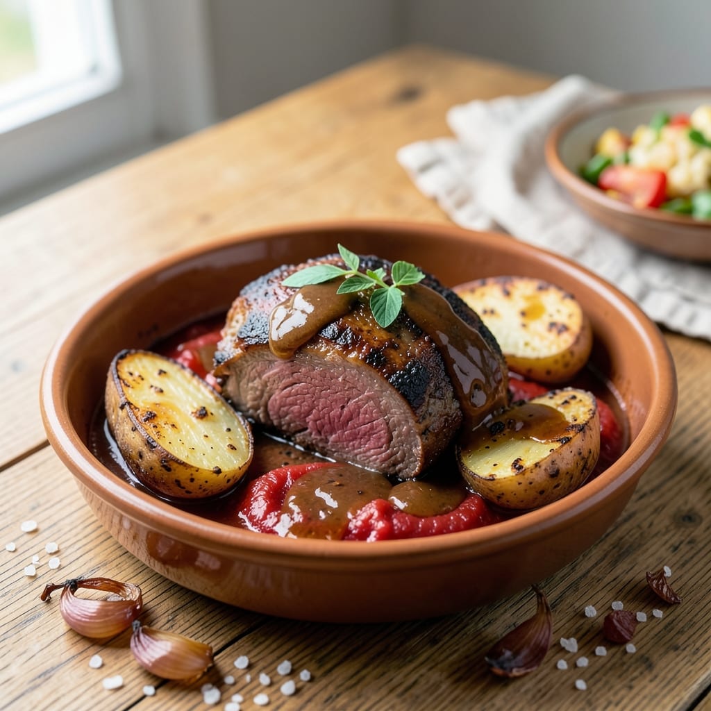 Baked Potato Beef Recipe: Smoky Crust Meets Juicy, Savory Fillings