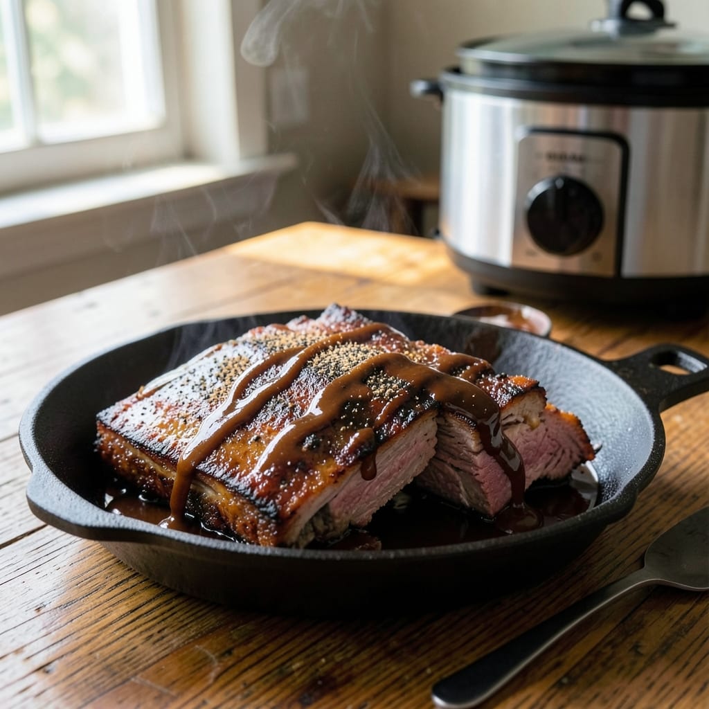 BBQ Beef Ribs Slow Cooker Recipe: Fall-Apart Tenderness with Smoky Bark
