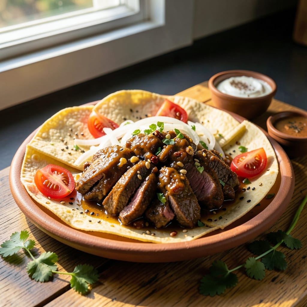 Authentic Beef Birria Tacos Recipe: Smoky Yogurt-Braised Tenderness With Charred Corn Salsa