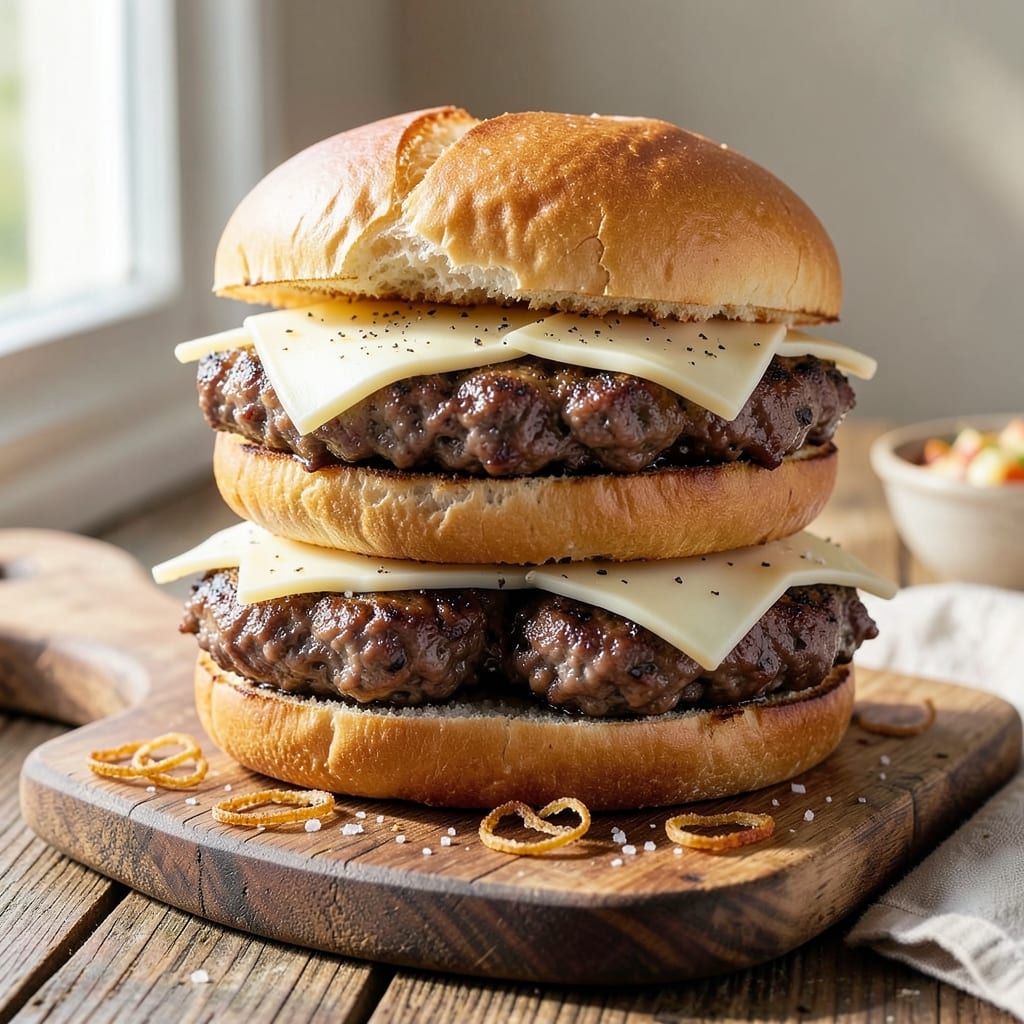 Ground Roast Beef Sandwiches Recipe: Smash-Burger Crust Meets Juicy Centers