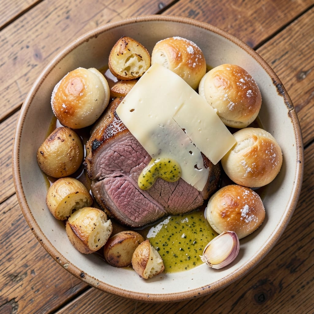 Authentic Beef on Weck Recipe: Smoky Spiced Sandwiches With Crispy Potato Topping