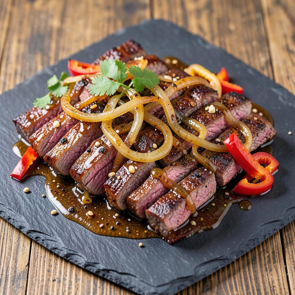 Barbecue Beef Strips Recipe: Smoky Charred Crunch in 25 Minutes