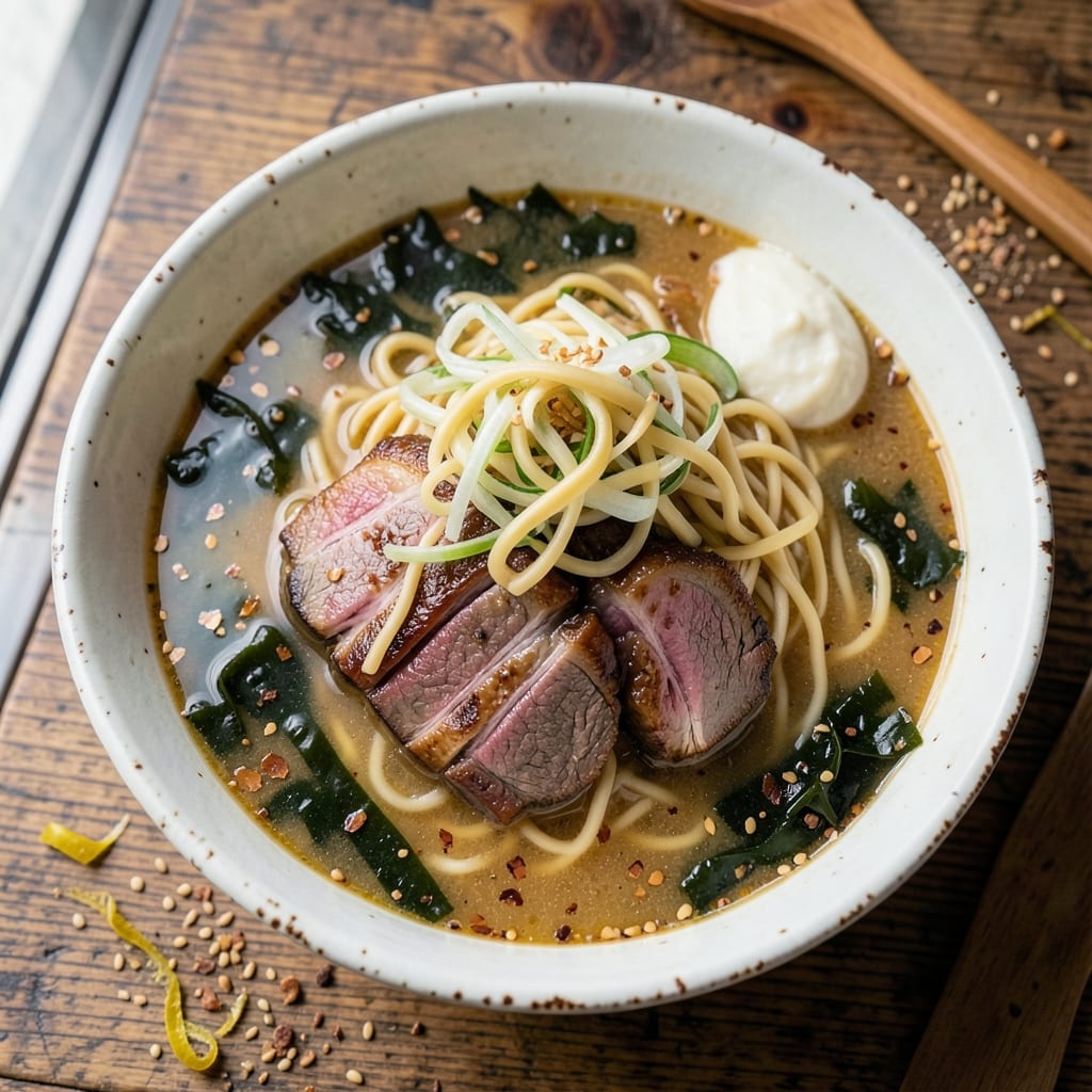 Authentic Japanese Beef Ramen Recipe: Silky Broth Meets Chewy Noodles
