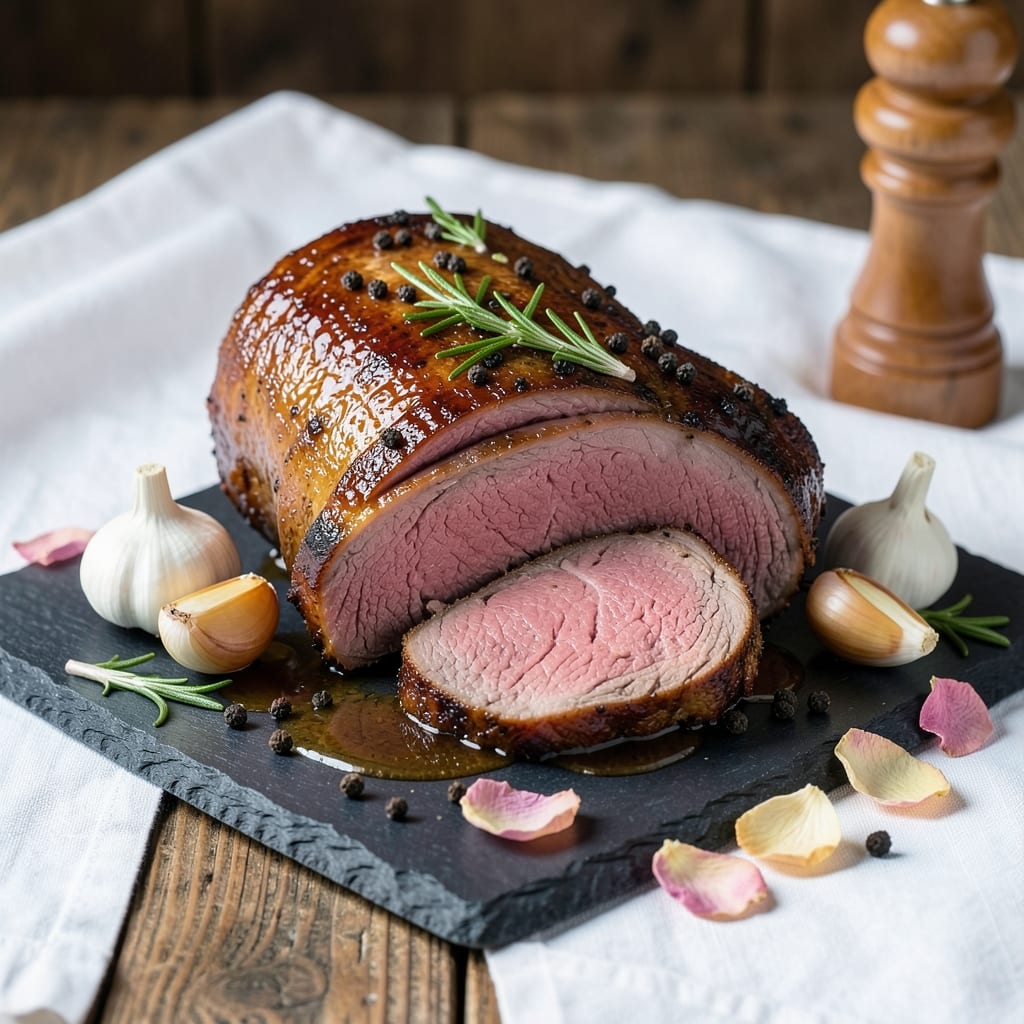 Angus Beef Prime Rib Roast Recipe: Dry-Brined Crust and Rose-Garlic Infusion