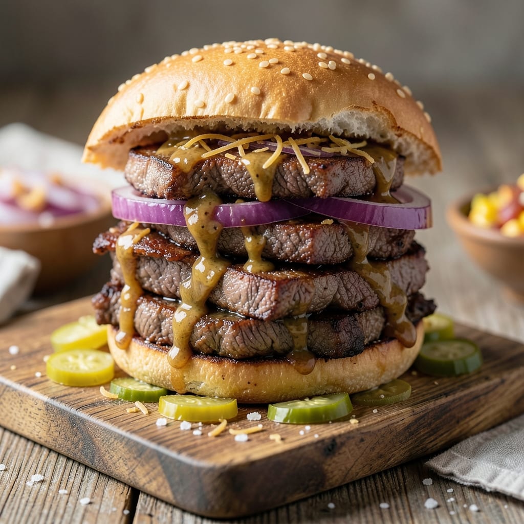 Arbys Roast Beef Sandwich Copycat Recipe: Smoky-Spiced Beef with Crispy Potato Topping