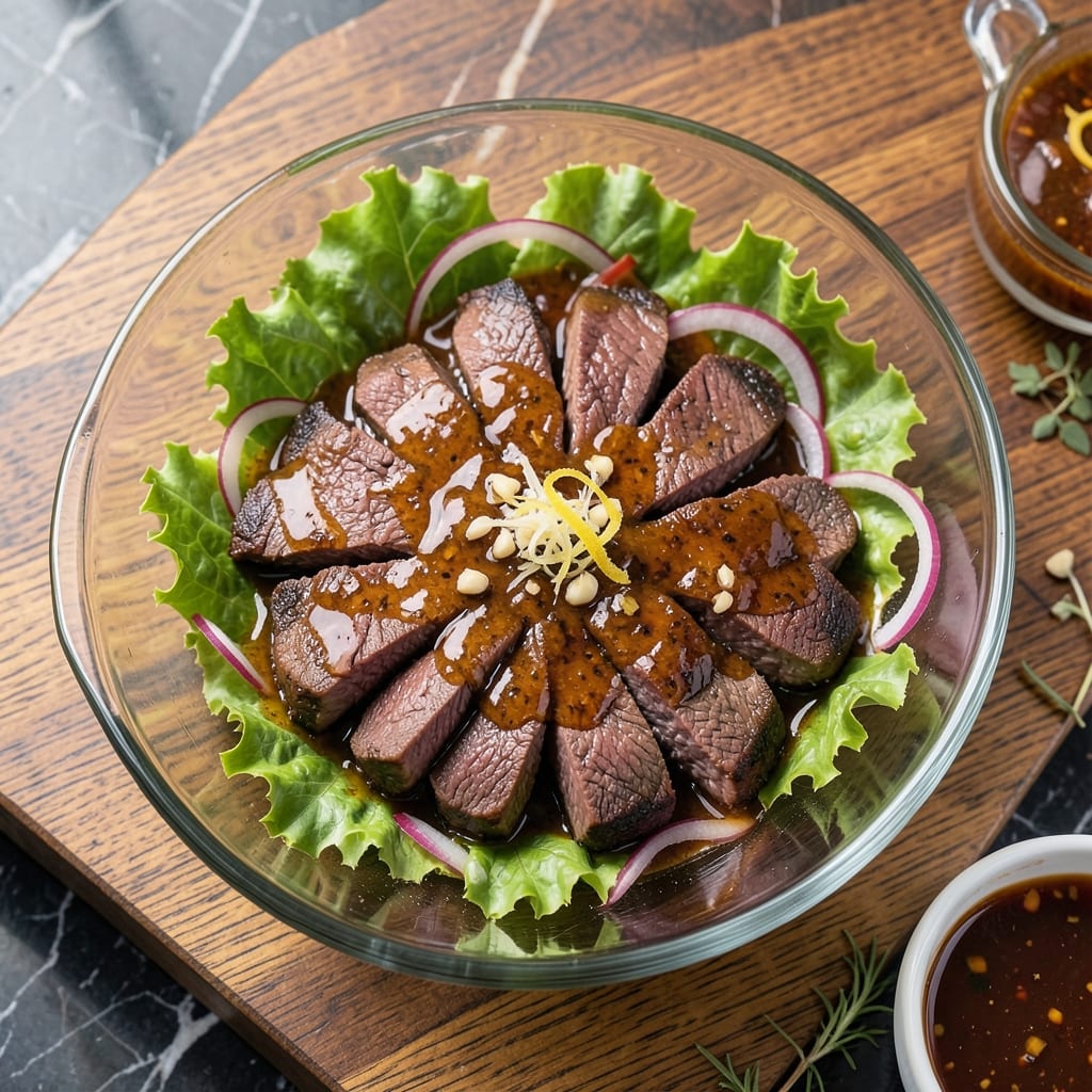 Authentic Beef Lok Lak Recipe: Singaporean-Style Skewers with Tangy Tamarind Glaze