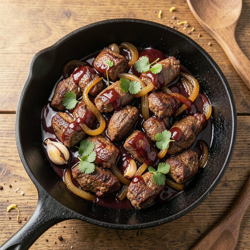 BBQ Beef Tips Recipe: Pan-Sear Crispy Edges and Sauce-Kissed Tenderness