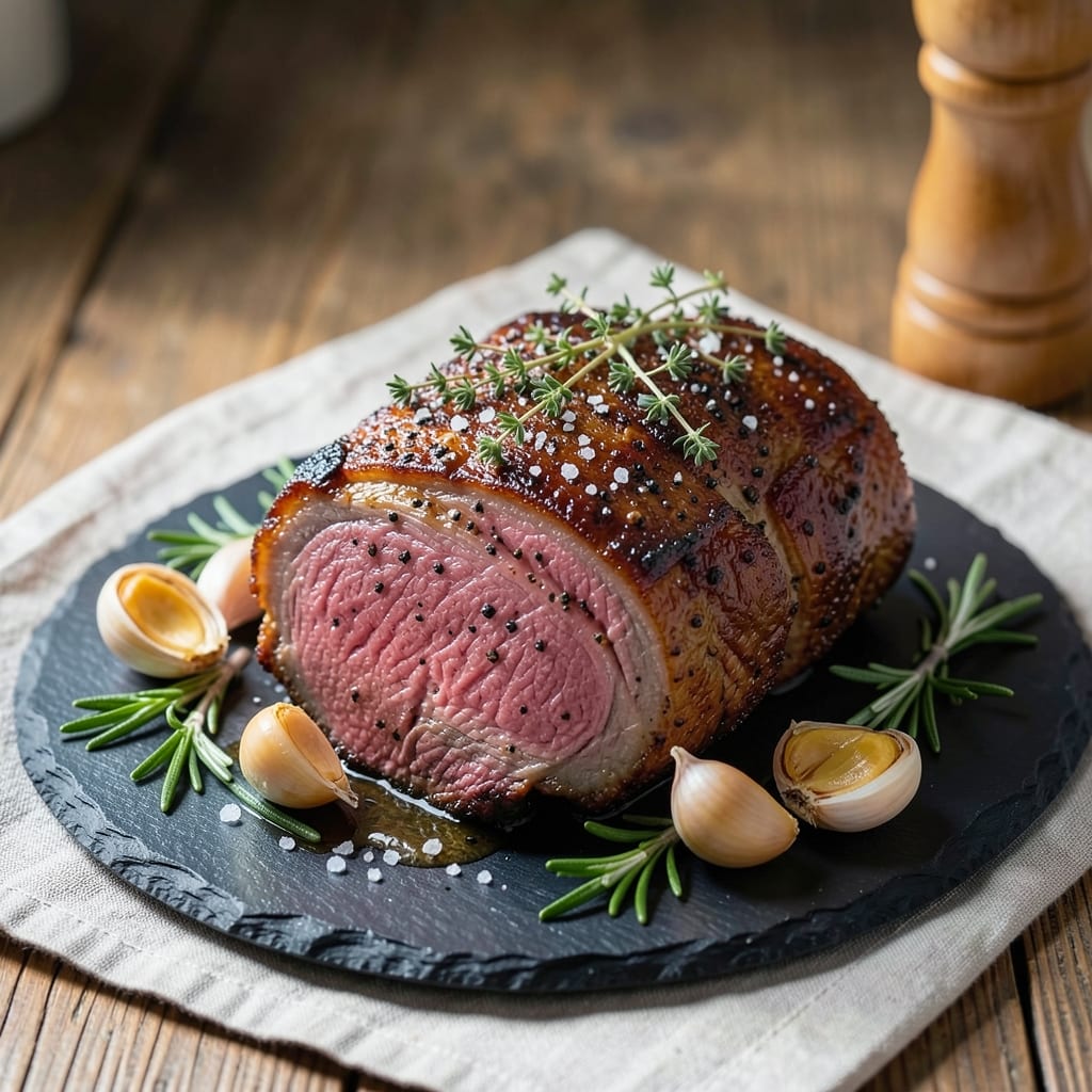 Air Fry Roast Beef Recipe: Crusty-Outside Juicy-Core in 30 Minutes