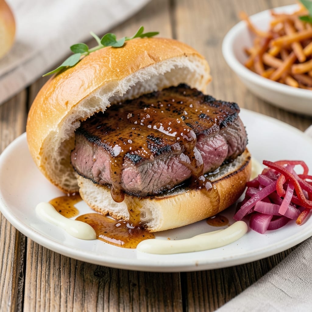 Barbecue Beef on a Bun Recipe: Smoky-Sweet Grillhouse Stacks in 30 Minutes