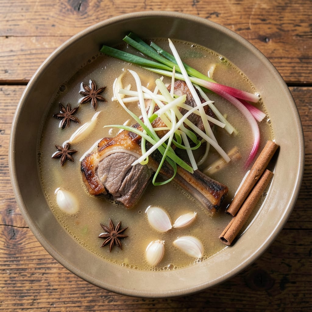 Asian Beef Bone Soup Recipe: Silky Broth with Marbled Tenderness