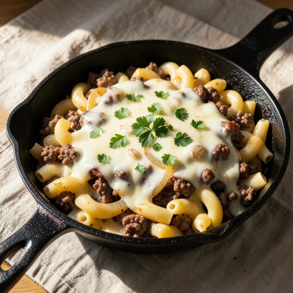 Velveeta Mac and Cheese Ground Beef Recipe: One-Pan Hearty Protein-Packed Dinner
